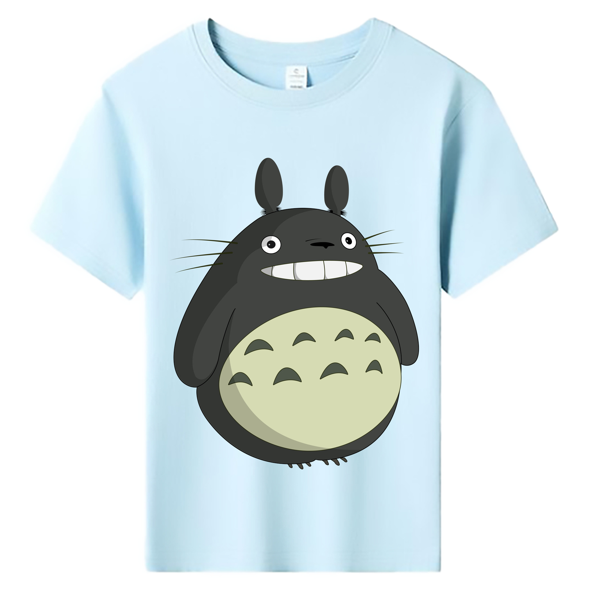 （画像用） となりのトトロ 草壁メイ 草壁サツキ My Neighbor Totoro Satsuki Kusakabe Mei Kusakabe 綿100％キッズTシャツ（フロントプリント）